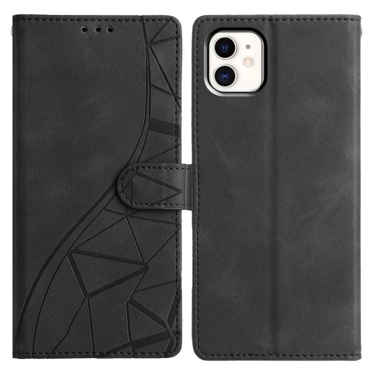 Triangles Embossed Leather Phone Case