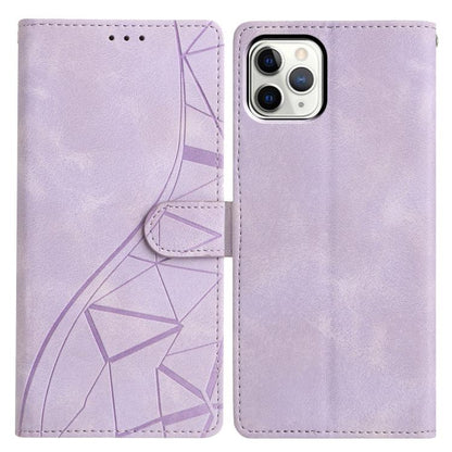 Triangles Embossed Leather Phone Case