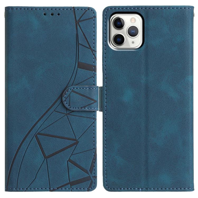 Triangles Embossed Leather Phone Case