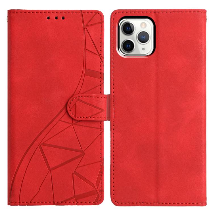 Triangles Embossed Leather Phone Case