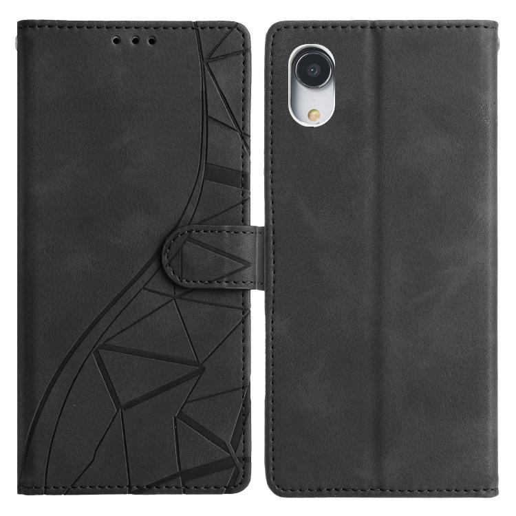 Triangles Embossed Leather Phone Case