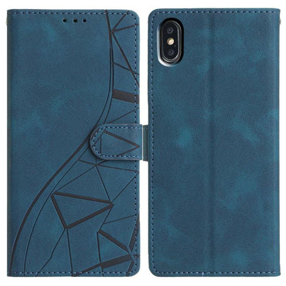 Triangles Embossed Leather Phone Case