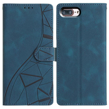 Triangles Embossed Leather Phone Case