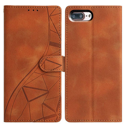 Triangles Embossed Leather Phone Case