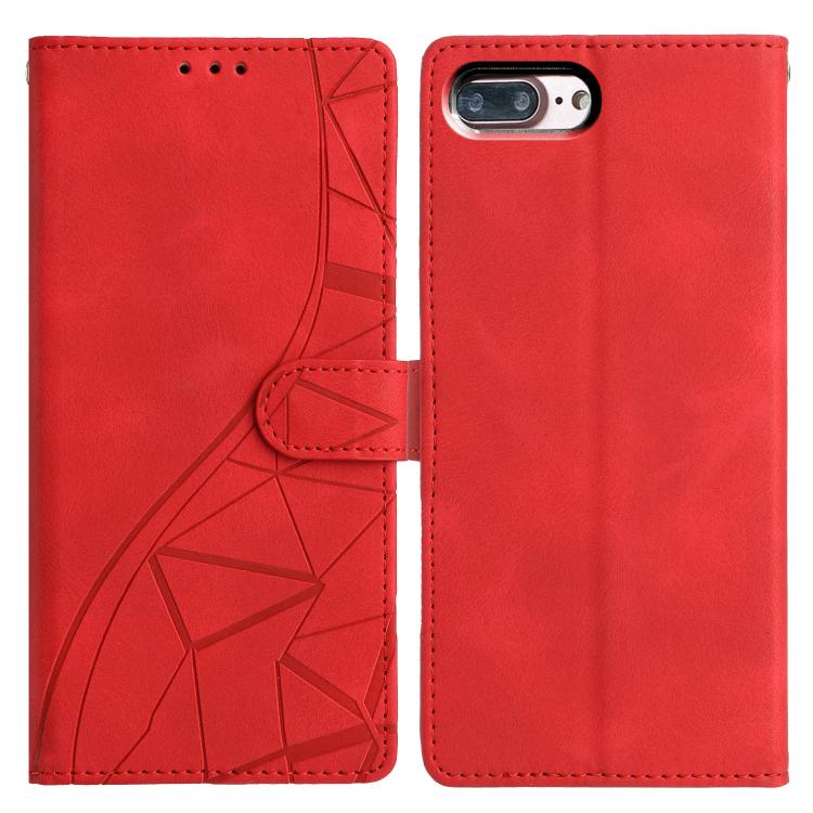 Triangles Embossed Leather Phone Case