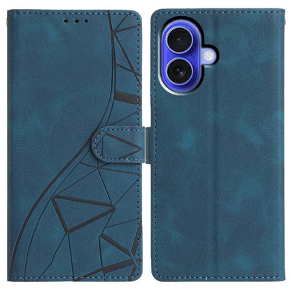 Triangles Embossed Leather Phone Case