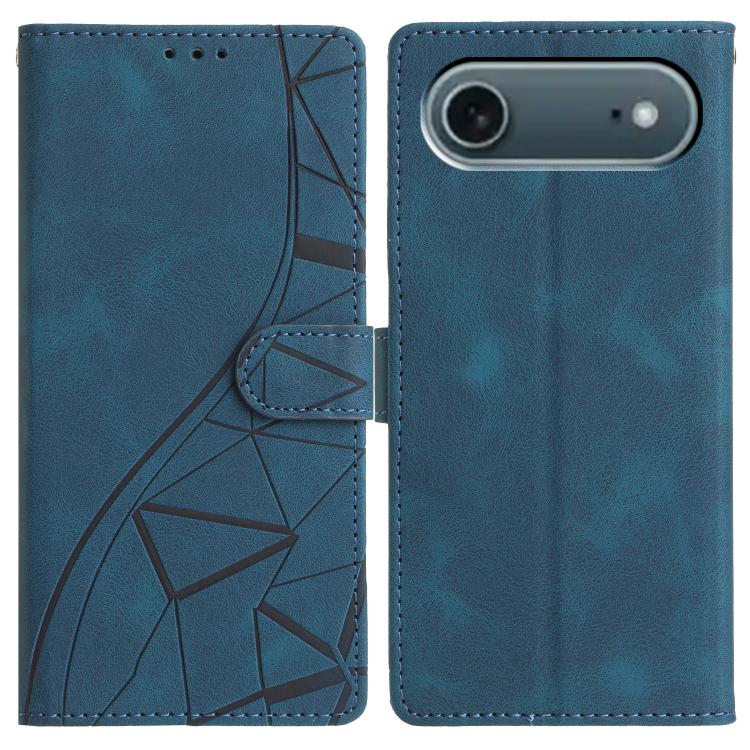 Triangles Embossed Leather Phone Case