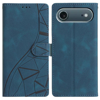 Triangles Embossed Leather Phone Case