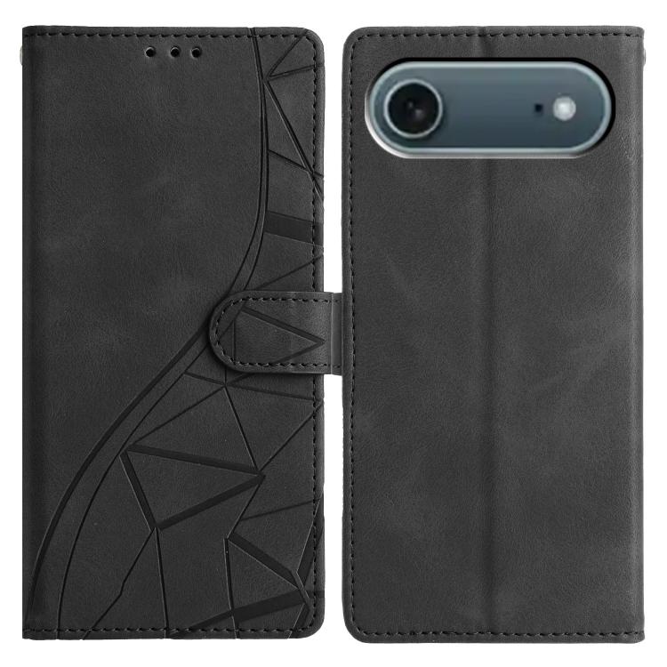 Triangles Embossed Leather Phone Case
