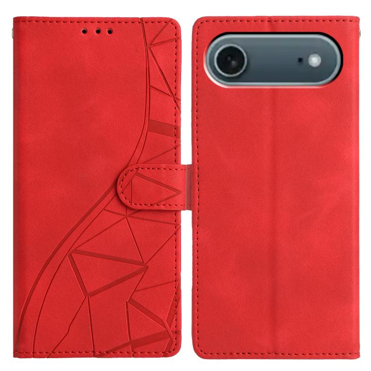Triangles Embossed Leather Phone Case