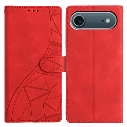 Triangles Embossed Leather Phone Case