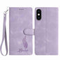 Skin Feel Embossed Feather Leather Phone Case, For iPhone XR, For iPhone XS Max, For iPhone 8 Plus / 7 Plus