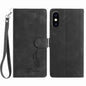 Skin Feel Embossed Feather Leather Phone Case, For iPhone XR, For iPhone XS Max, For iPhone 8 Plus / 7 Plus