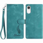Skin Feel Embossed Feather Leather Phone Case, For iPhone XR, For iPhone XS Max, For iPhone 8 Plus / 7 Plus