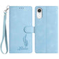 Skin Feel Embossed Feather Leather Phone Case, For iPhone XR, For iPhone XS Max, For iPhone 8 Plus / 7 Plus