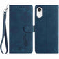 Skin Feel Embossed Feather Leather Phone Case, For iPhone XR, For iPhone XS Max, For iPhone 8 Plus / 7 Plus