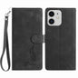 Skin Feel Embossed Feather Leather Phone Case, For iPhone 11, For iPhone 11 Pro, For iPhone XS / X