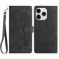 Skin Feel Embossed Feather Leather Phone Case, For iPhone 12 / 12 Pro, For iPhone 12 Pro Max, For iPhone 11 Pro Max