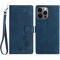Skin Feel Embossed Feather Leather Phone Case, For iPhone 12 / 12 Pro, For iPhone 12 Pro Max, For iPhone 11 Pro Max