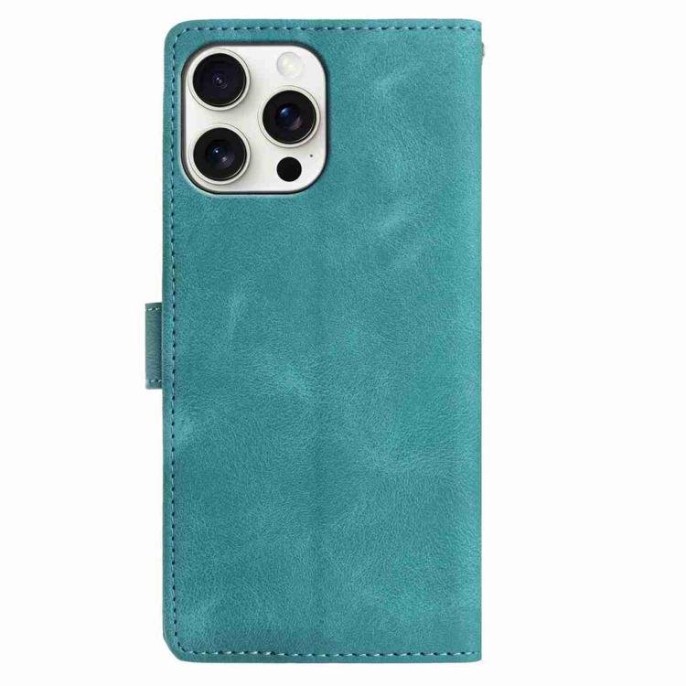 Skin Feel Embossed Feather Leather Phone Case, For iPhone 14 Pro, For iPhone 14 Pro Max, For iPhone SE 2022 / SE 2020 / 8 / 7