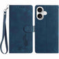 Skin Feel Embossed Feather Leather Phone Case