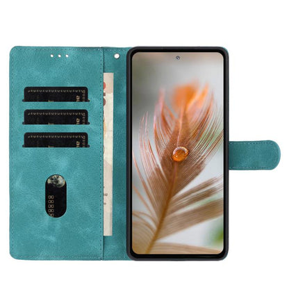 Skin Feel Embossed Feather Leather Phone Case