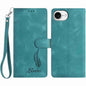 Skin Feel Embossed Feather Leather Phone Case