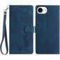 Skin Feel Embossed Feather Leather Phone Case