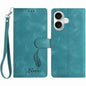 Skin Feel Embossed Feather Leather Phone Case