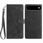 Skin Feel Embossed Feather Leather Phone Case
