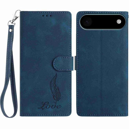 Skin Feel Embossed Feather Leather Phone Case