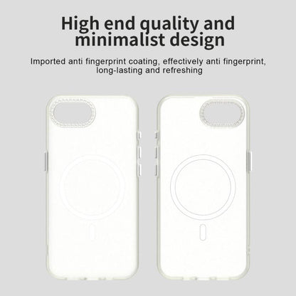 Candy Diamond Magsafe Frosted PC Hybrid TPU Phone Case, For iPhone 16e, For iPhone 16 Pro, For iPhone 15 Pro Max, For iPhone 15 Pro