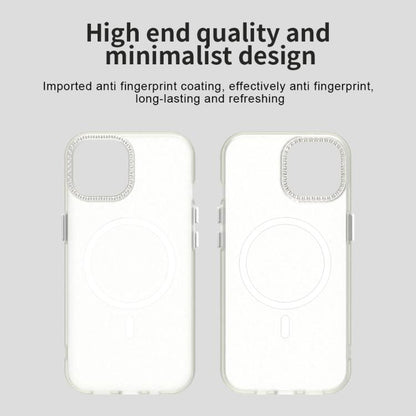 Candy Diamond Magsafe Frosted PC Hybrid TPU Phone Case, For iPhone 15 Plus, For iPhone 15, For iPhone 14 Pro Max, For iPhone 13 Pro