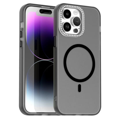 Candy Diamond Magsafe Frosted PC Hybrid TPU Phone Case, For iPhone 15 Plus, For iPhone 15, For iPhone 14 Pro Max, For iPhone 13 Pro