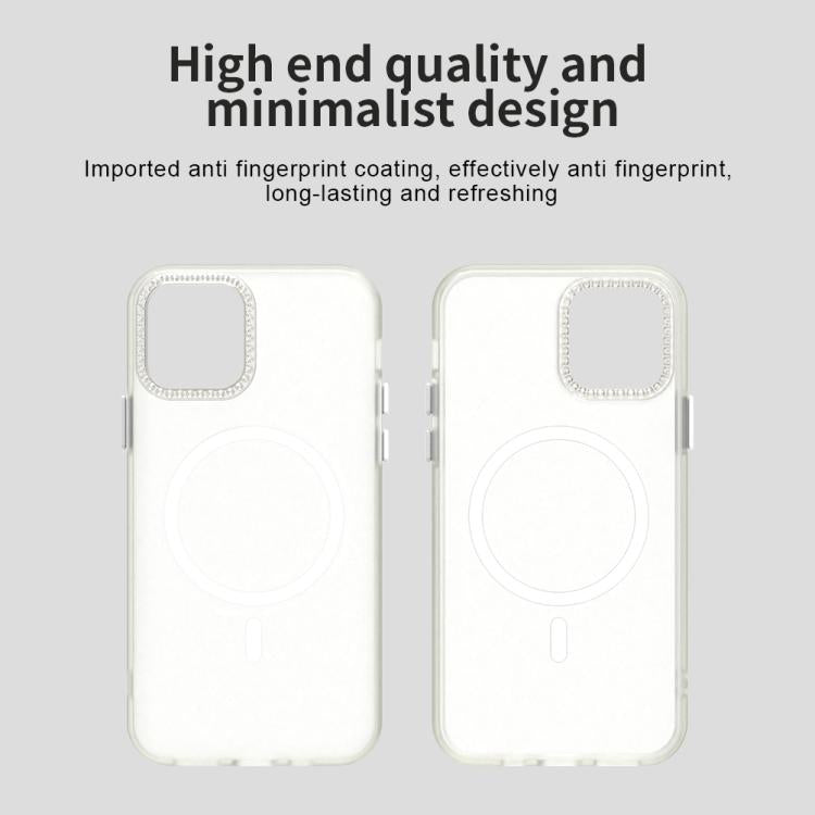Candy Diamond Magsafe Frosted PC Hybrid TPU Phone Case, For iPhone 11 Pro Max, For iPhone 11, For iPhone 11 Pro