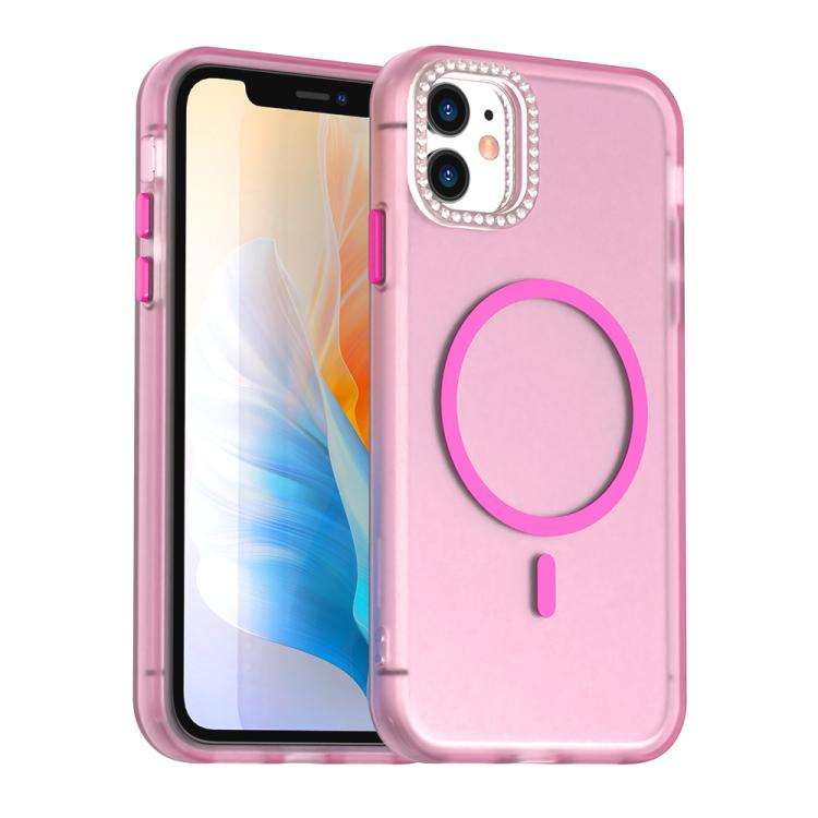 Candy Diamond Magsafe Frosted PC Hybrid TPU Phone Case, For iPhone 11 Pro Max, For iPhone 11, For iPhone 11 Pro