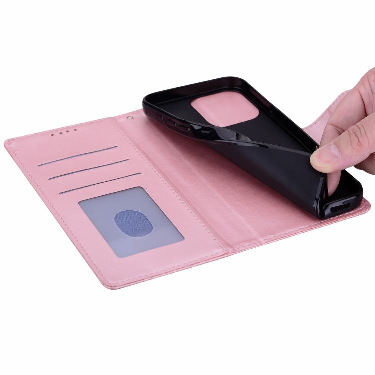 Embossed Floral Pattern Leather Phone Case, For iPhone 15 Pro