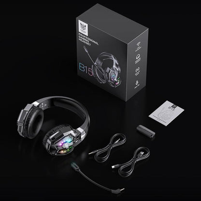 ONIKUMA B15 Tri-mode Bluetooth, 2.4G, Wired E-sports Game Headset