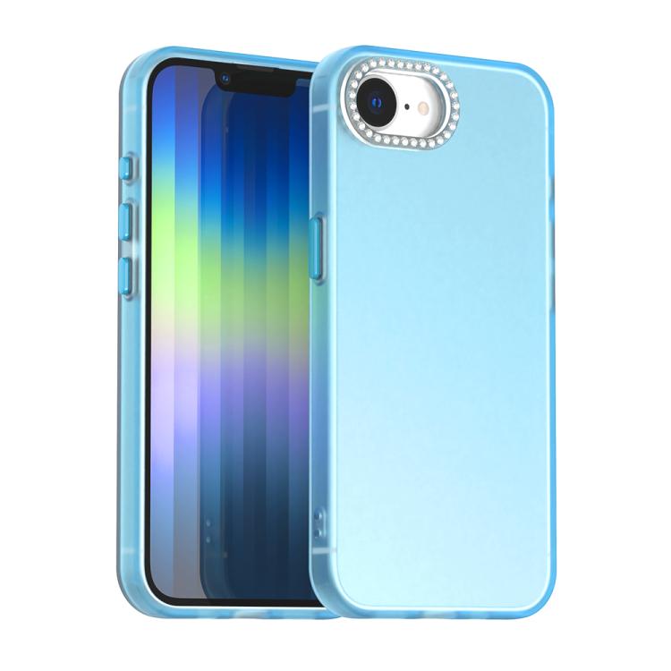 Candy Diamond Frosted PC Hybrid TPU Phone Case, For iPhone 16e, For iPhone 16 Pro, For iPhone 16 Plus