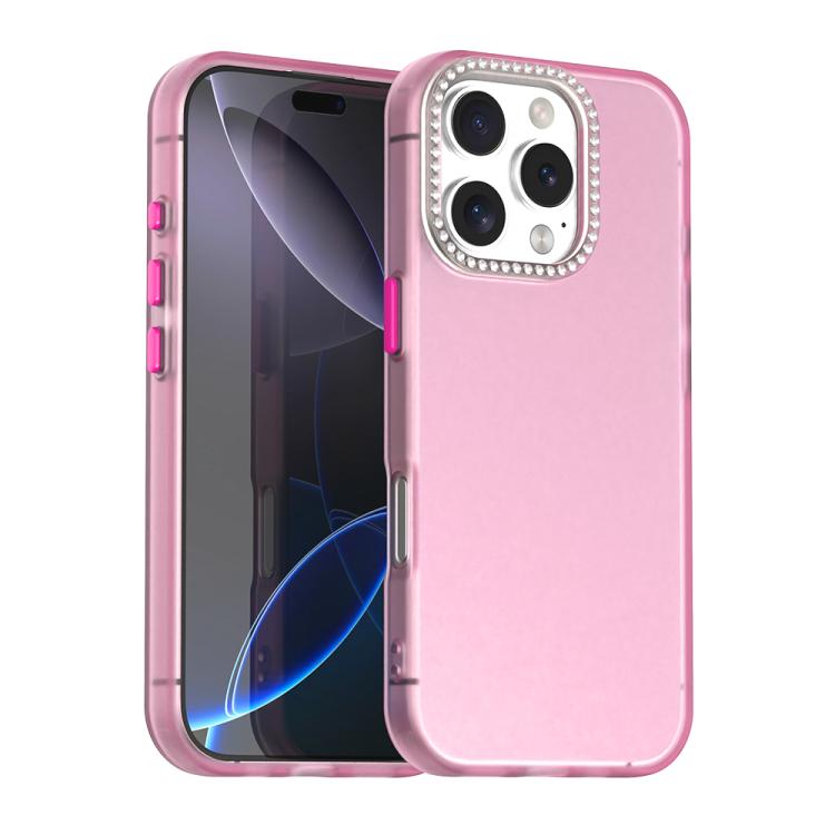 Candy Diamond Frosted PC Hybrid TPU Phone Case, For iPhone 16e, For iPhone 16 Pro, For iPhone 16 Plus