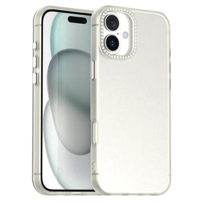 Candy Diamond Frosted PC Hybrid TPU Phone Case, For iPhone 16e, For iPhone 16 Pro, For iPhone 16 Plus