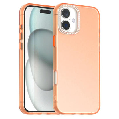 Candy Diamond Frosted PC Hybrid TPU Phone Case, For iPhone 16e, For iPhone 16 Pro, For iPhone 16 Plus