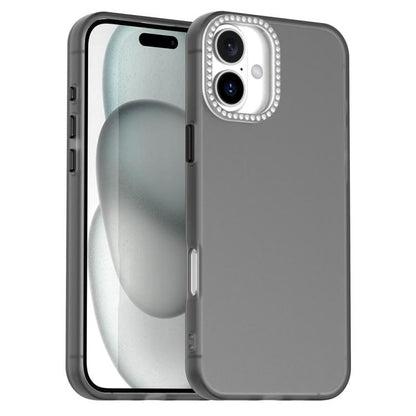 Candy Diamond Frosted PC Hybrid TPU Phone Case, For iPhone 16e, For iPhone 16 Pro, For iPhone 16 Plus