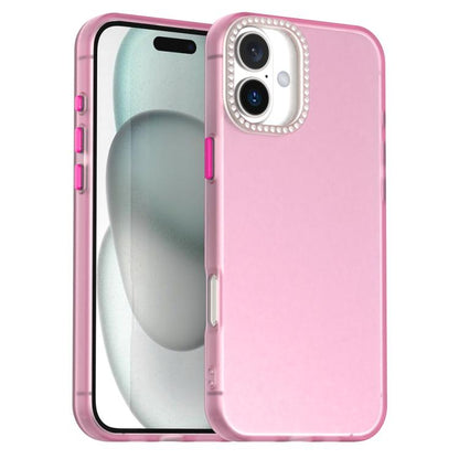 Candy Diamond Frosted PC Hybrid TPU Phone Case, For iPhone 16e, For iPhone 16 Pro, For iPhone 16 Plus