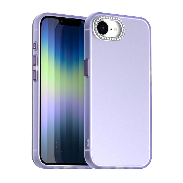 Candy Diamond Frosted PC Hybrid TPU Phone Case, For iPhone 16e, For iPhone 16 Pro, For iPhone 16 Plus