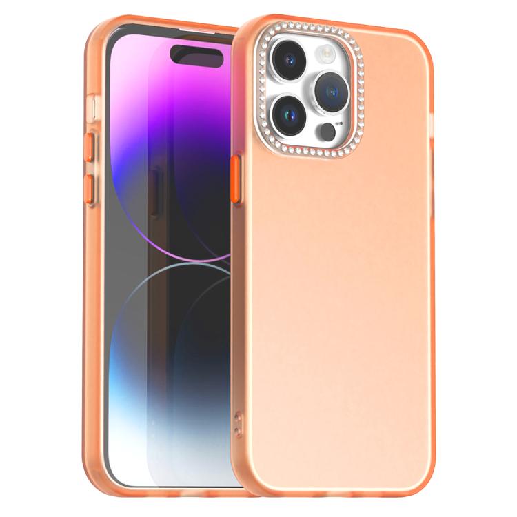 Candy Diamond Frosted PC Hybrid TPU Phone Case, For iPhone 15 Plus, For iPhone 14 Plus, For iPhone 14 Pro Max
