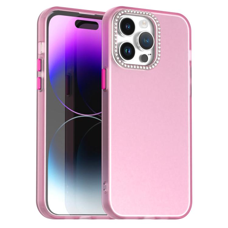 Candy Diamond Frosted PC Hybrid TPU Phone Case, For iPhone 15 Plus, For iPhone 14 Plus, For iPhone 14 Pro Max