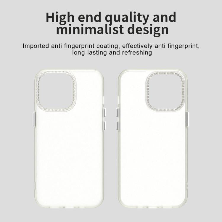 Candy Diamond Frosted PC Hybrid TPU Phone Case, For iPhone 13 Pro, For iPhone 12, For iPhone 12 Pro