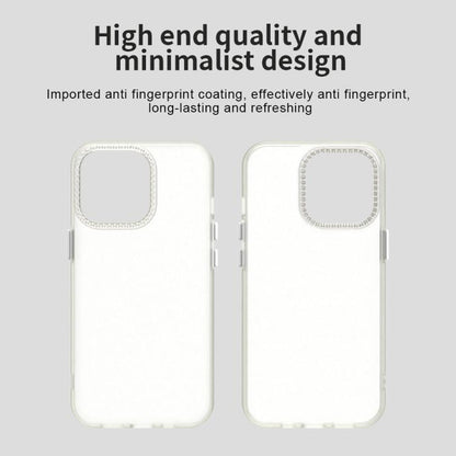 Candy Diamond Frosted PC Hybrid TPU Phone Case, For iPhone 13 Pro, For iPhone 12, For iPhone 12 Pro