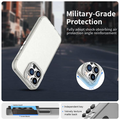 Candy Diamond Frosted PC Hybrid TPU Phone Case, For iPhone 13 Pro, For iPhone 12, For iPhone 12 Pro